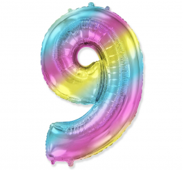 Spalvotas skaičius 9