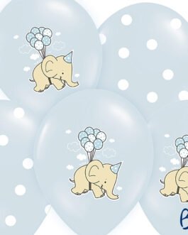 Elephant, Pastel Baby Blue Mix