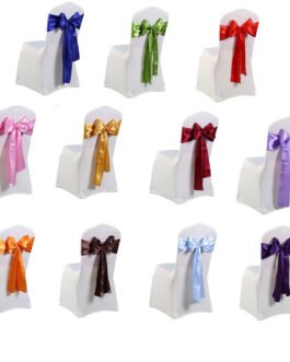 Kėdžių užvalkalai su kaspinais