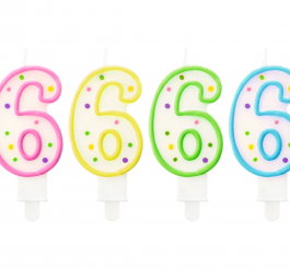 Skaičius su taškučiais 6