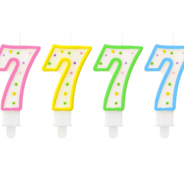 Skaičius su taškučiais 7