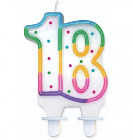 Skaičius su taškučiais 18