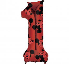 Skaičius 1 su Mikiu