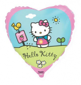 Hello Kitty in the garden