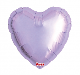 Heart Metallic Lavender