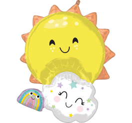 Saulutė su debesėliu