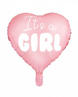 Heart – It’s a girl, light pink
