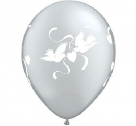 2 Doves, crystal transparent