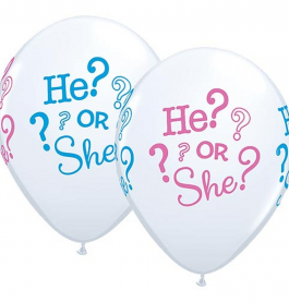 He? or She?“, pastel white