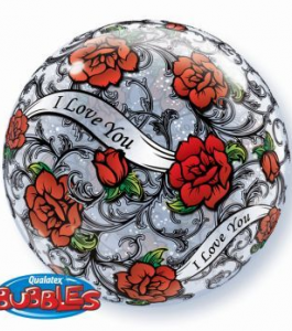 I Love You with roses