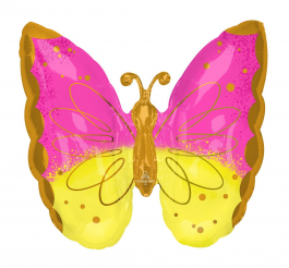 Pink & Yellow Butterfly