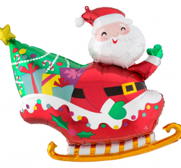 Santa’s Sleigh 76cm x 71cm