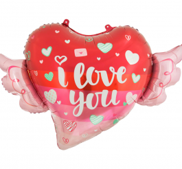 Heart with Wings, 68 x 47 cm