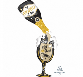 Giant Multi-Balloon Champagne