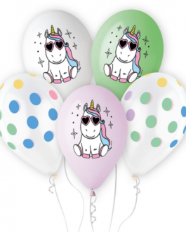 Premium helium balloons Happy Unicorn