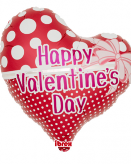 Valentine Dots & Ribbon