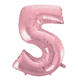 Šviesiai rožinis skaičius 5