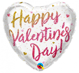 Happy Valentine’s Day“ su blizgučiais