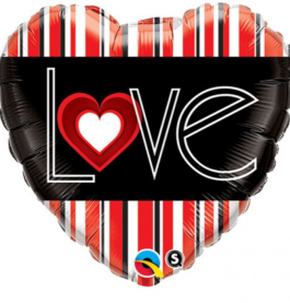 L(Heart)VE Red Stripes