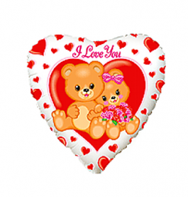 „I Love You“ su meškiukais