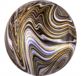 Juodas spalvingas kamuolys