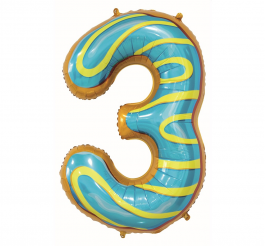 Skaičius 3 sausainis