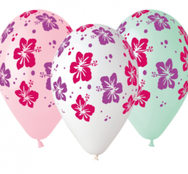 Premium helium balloons „HIbiskus“