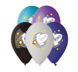 Premium helium balloons Space (rocket)