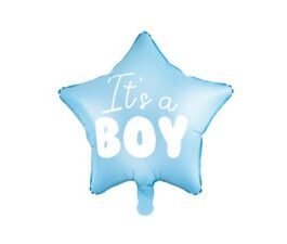 Žvaigždė „It’s a boy“, šviesiai mėlyna