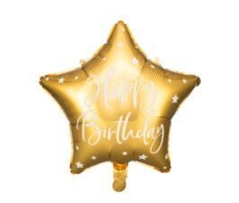 Happy Birthday gold star